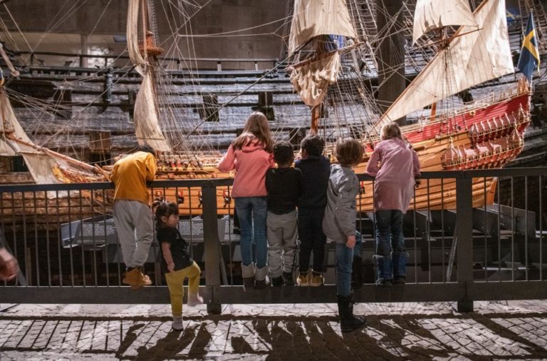 dentro del museo vasa